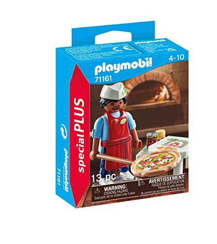 PLAYMOBIL 71161 Pizzaiolo, Mehrfarbig von PLAYMOBIL