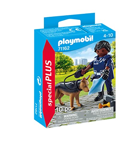 PLAYMOBIL 71162 Polizist mit Suchhund von PLAYMOBIL