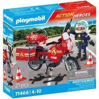 PLAYMOBIL 71466 - Action Heroes - Feuerwehrmotorrad am Unfallort PLAYMOBIL 71466 - Action Heroes - Feuerwehrmotorrad am Unfallort von PLAYMOBIL