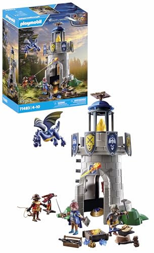 PLAYMOBIL Novelmore 71483 Ritterturm mit Schmied und Drache, spannender Kampf zwischen den Novelmore-Rittern und Burnham Raiders, detailreiches Spielzeug für Kinder ab 4 Jahren PLAYMOBIL Novelmore 71483 Ritterturm mit Schmied und Drache, spannender Kampf zwischen den Novelmore-Rittern und Burnham Raiders, detailreiches Spielzeug für Kinder ab 4 Jahren von PLAYMOBIL
