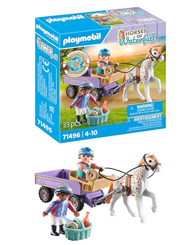 PLAYMOBIL Horses of Waterfall 71496 Ponykutsche, Zauberhafter Ausflug mit dem Pony, aufregende Abenteuer auf der Waterfall Ranch, detailreiches Spielzeug für Kinder ab 4 Jahren PLAYMOBIL Horses of Waterfall 71496 Ponykutsche, Zauberhafter Ausflug mit dem Pony, aufregende Abenteuer auf der Waterfall Ranch, detailreiches Spielzeug für Kinder ab 4 Jahren von PLAYMOBIL