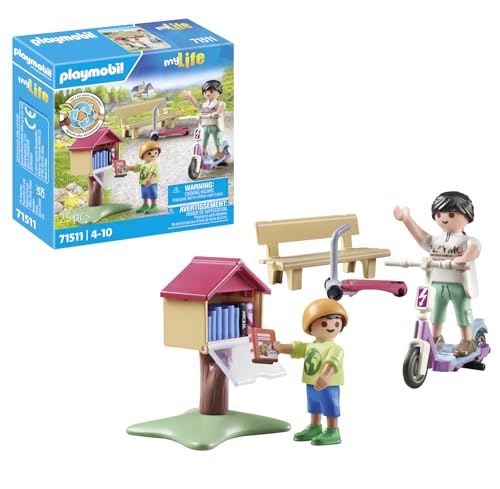 PLAYMOBIL myLife 71511 Büchertausch für Leseratten, spannende Geschichten im Bücherschrank, mit vielfältigem Zubehör für Lesebegeisterte, nachhaltiges Spielzeug für Kinder ab 4 Jahren PLAYMOBIL myLife 71511 Büchertausch für Leseratten, spannende Geschichten im Bücherschrank, mit vielfältigem Zubehör für Lesebegeisterte, nachhaltiges Spielzeug für Kinder ab 4 Jahren von PLAYMOBIL