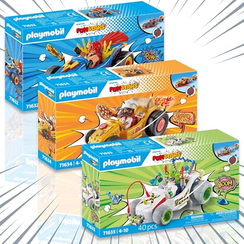 PLAYMOBIL 71632 Rasender Wrestle 71633 Rasender Professor 71634 Rasende Pizza – perfekte Kombination für Spielspaß ohne Grenzen! PLAYMOBIL 71632 Rasender Wrestle 71633 Rasender Professor 71634 Rasende Pizza – perfekte Kombination für Spielspaß ohne Grenzen! von PLAYMOBIL