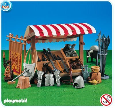 PLAYMOBIL 7855 - Ritter-Marktstand (Folienverpackung) von PLAYMOBIL