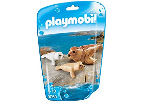 PLAYMOBIL Family Fun 9069 Robbe mit Babys, Ab 4 Jahren von PLAYMOBIL