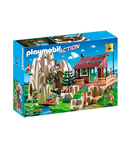 PLAYMOBIL 9126 Kletterfels mit Berghütte von PLAYMOBIL