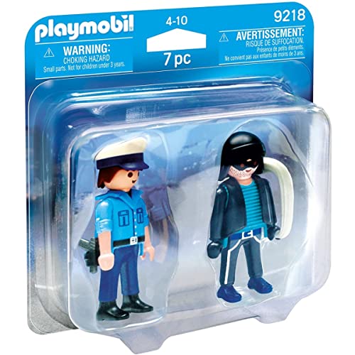 PLAYMOBIL 9218 Duo Pack Polizist und Langfinger von PLAYMOBIL