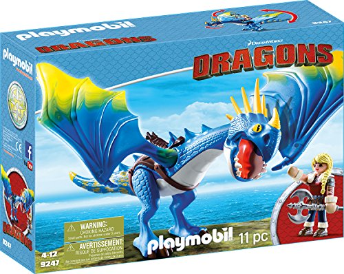 PLAYMOBIL 9247 DreamWorks Dragons, Astrid und Sturmpfeil, Ab 4 Jahren von PLAYMOBIL