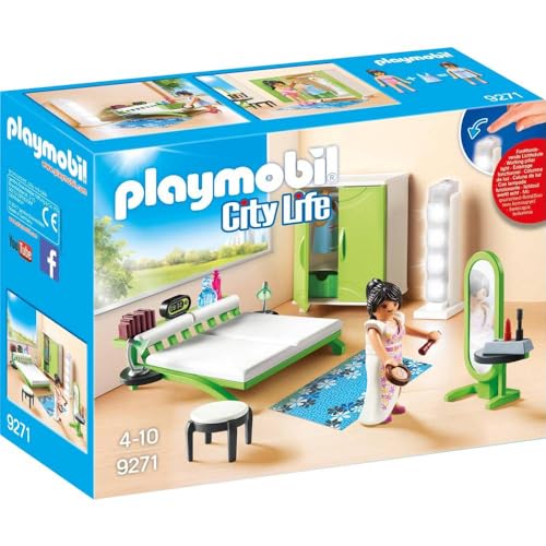 PLAYMOBIL City Life 9271 Schlafzimmer, Ab 4 Jahren von PLAYMOBIL