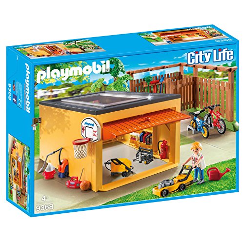 PLAYMOBIL 9368 Garage mit Fahrradstellplatz, Exklusivset von PLAYMOBIL
