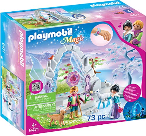 PLAYMOBIL Magic 9471 Kristalltor zur Winterwelt, mit Integrierter Beleuchtung und Kristallarmreif, für Kinder ab 4 Jahren [Exklusiv bei Amazon] von PLAYMOBIL