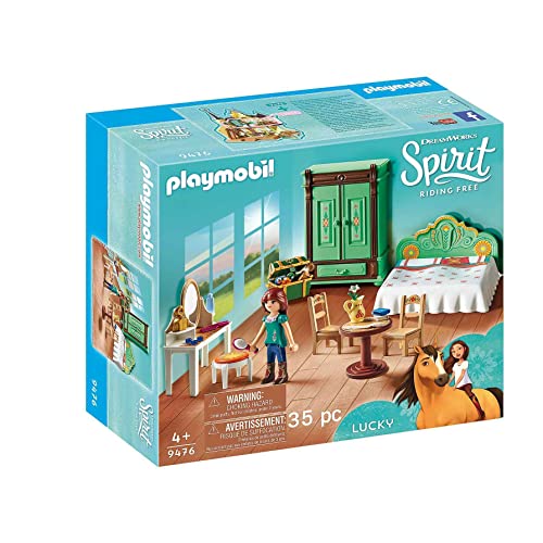 PLAYMOBIL DreamWorks Spirit 9476 Luckys Schlafzimmer, Ab 4 Jahren von PLAYMOBIL