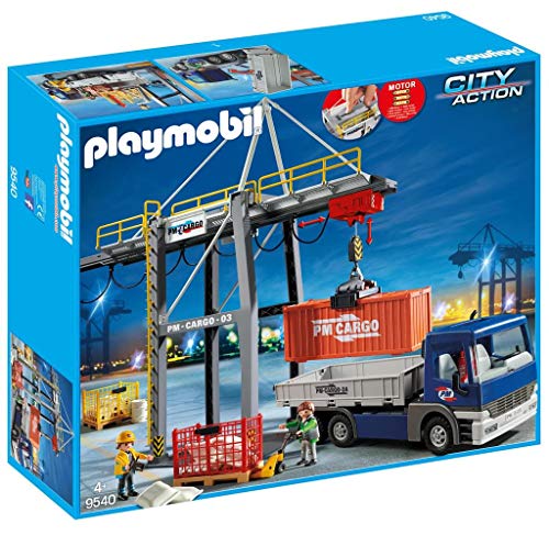 PLAYMOBIL 9540 City Action Elektrischer Verladekran mit LKW von PLAYMOBIL