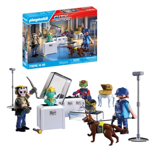 PLAYMOBIL | Action Heroes | Diamantenraub | Abenteuer-Spielzeug mit Spannung & Action | Fördert Rollenspiele und Teamarbeit | Mit vielen Details & Zubehör | Für Kinder ab 4 Jahren | 71876 von PLAYMOBIL