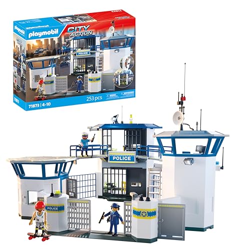 PLAYMOBIL | Action Heroes | Polizei-Kommandozentrale | Polizei-Spielzeug | Abenteuer-Spielzeug für Kinder ab 4 Jahren | Fördert Rollenspiele & Kreativität | Mit Spielfiguren & Zubehör | 71873 PLAYMOBIL | Action Heroes | Polizei-Kommandozentrale | Polizei-Spielzeug | Abenteuer-Spielzeug für Kinder ab 4 Jahren | Fördert Rollenspiele & Kreativität | Mit Spielfiguren & Zubehör | 71873 von PLAYMOBIL