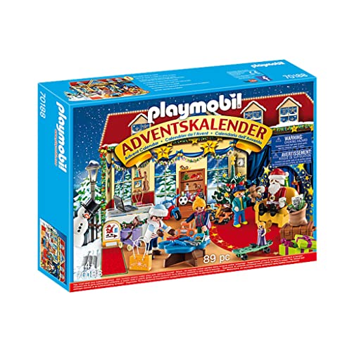 PLAYMOBIL Adventskalender 2021-70188 Weihnachten im Spielwarengeschäft mit liebevollen Figuren und Zubehörteilen hinter jedem Türchen, 89-teilig, Ab 4 Jahren PLAYMOBIL Adventskalender 2021-70188 Weihnachten im Spielwarengeschäft mit liebevollen Figuren und Zubehörteilen hinter jedem Türchen, 89-teilig, Ab 4 Jahren von PLAYMOBIL