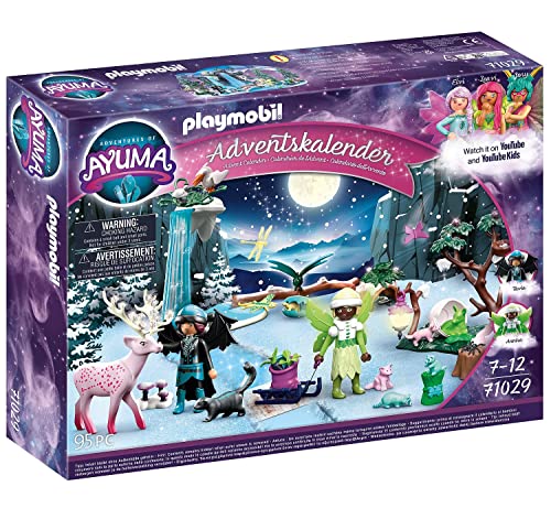 PLAYMOBIL Adventskalender 71029 Adventures of Ayuma - Adventskalender für Kinder: Feenakademie, Inkl. Spielzeug-Feen mit beweglichen Flügeln, Spielzeug für Kinder ab 7 Jahren von PLAYMOBIL