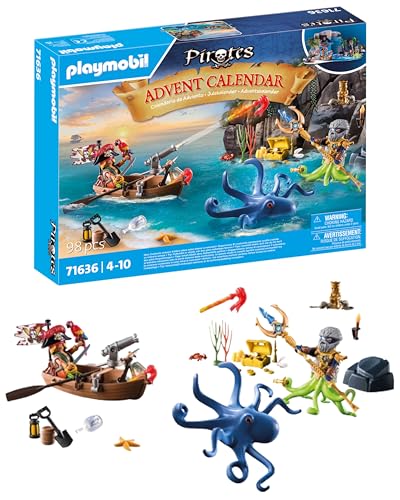 PLAYMOBIL | Piraten Adventskalender | 24 spannende Türchen | Piratenstarke Figuren |Adventskalender für Kinder | Abenteuerspielzeug für Kinder ab 4 Jahren | 71636 PLAYMOBIL | Piraten Adventskalender | 24 spannende Türchen | Piratenstarke Figuren |Adventskalender für Kinder | Abenteuerspielzeug für Kinder ab 4 Jahren | 71636 von PLAYMOBIL