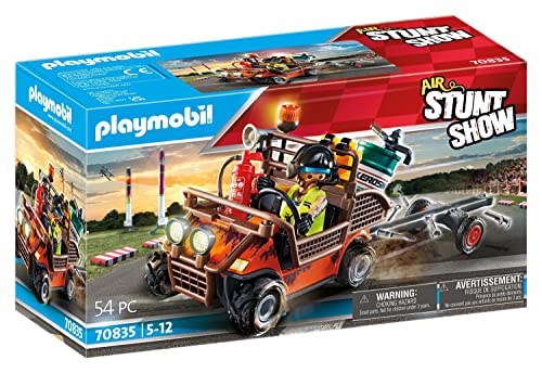 PLAYMOBIL Air Stuntshow 70835 Mobiler Reparaturservice, Spielzeug-Auto mit Mechaniker, Spielzeug für Kinder ab 5 Jahren von PLAYMOBIL