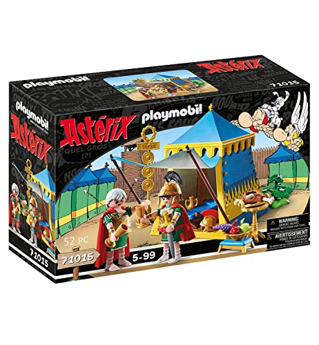 PLAYMOBIL Asterix 71015 Anführerzelt mit Generälen, Spielzeug für Kinder ab 5 Jahren von PLAYMOBIL