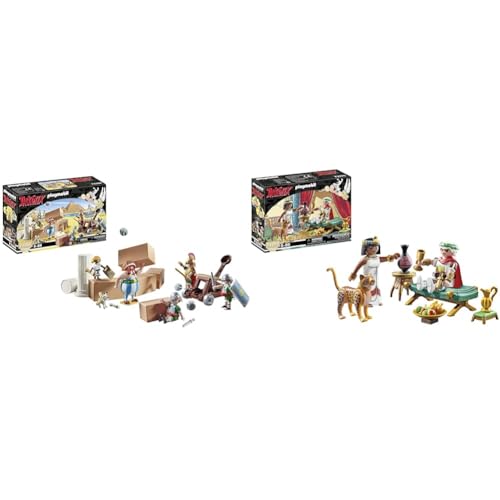PLAYMOBIL Asterix 71268 Numerobis und die Schlacht um den Palast & Asterix 71270 Cäsar und Kleopatra, Leopard und eine Chaiselongue PLAYMOBIL Asterix 71268 Numerobis und die Schlacht um den Palast & Asterix 71270 Cäsar und Kleopatra, Leopard und eine Chaiselongue von PLAYMOBIL