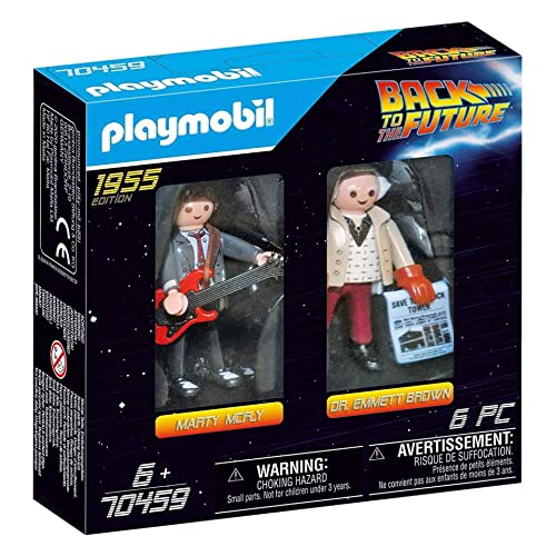PLAYMOBIL Back to The Future 70459 Marty McFly und Dr. Emmett Brown, Ab 6 Jahren von PLAYMOBIL