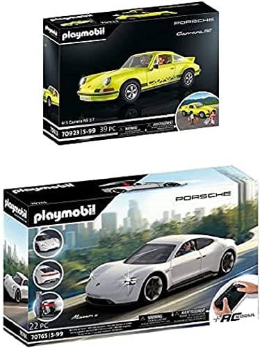 PLAYMOBIL Bundle 70923 Porsche 911 Carrera RS 2.7, 5-99 Jahre Porsche 70765 Porsche Mission E, Mit Fernbedienung und Lichteffekten, Ab 5 Jahren, Weiß PLAYMOBIL Bundle 70923 Porsche 911 Carrera RS 2.7, 5-99 Jahre Porsche 70765 Porsche Mission E, Mit Fernbedienung und Lichteffekten, Ab 5 Jahren, Weiß von PLAYMOBIL