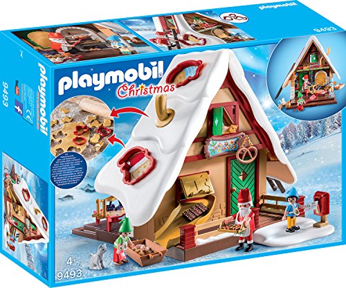 PLAYMOBIL Christmas 9493 Weihnachtsbäckerei mit Plätzchenformen, Ab 4 Jahren von PLAYMOBIL