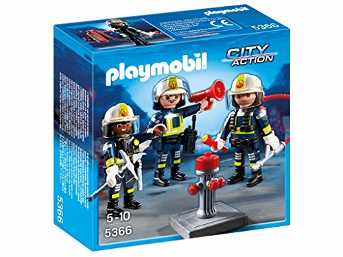 PLAYMOBIL City Action 5366 Feuerwehr-Team, Ab 5 Jahren von PLAYMOBIL
