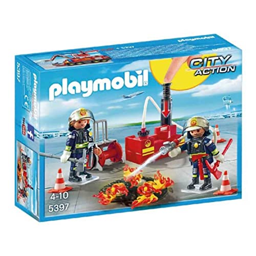 PLAYMOBIL City Action 5397 Brandeinsatz mit Löschpumpe, Ab 4 Jahren von PLAYMOBIL