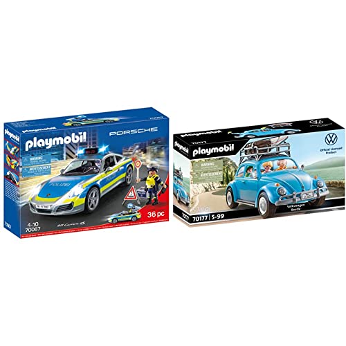 PLAYMOBIL City Action 70067 Porsche 911 Carrera 4S Polizei, ab 4 Jahren & 70177 Volkswagen Käfer, ab 5 Jahren PLAYMOBIL City Action 70067 Porsche 911 Carrera 4S Polizei, ab 4 Jahren & 70177 Volkswagen Käfer, ab 5 Jahren von PLAYMOBIL