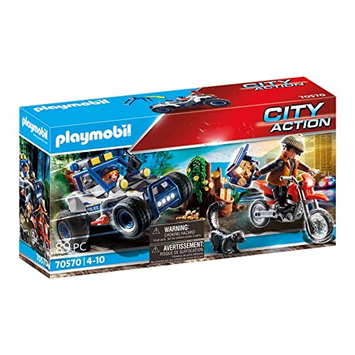 PLAYMOBIL City Action 70570 Polizei-Geländewagen: Verfolgung des Schatzräubers, Für Kinder von 4-10 Jahre PLAYMOBIL City Action 70570 Polizei-Geländewagen: Verfolgung des Schatzräubers, Für Kinder von 4-10 Jahre von PLAYMOBIL