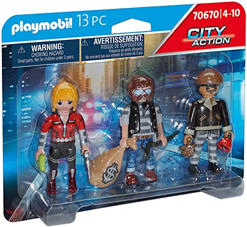 PLAYMOBIL City Action 70670 Figurenset Ganoven, Für Kinder von 4-10 Jahre PLAYMOBIL City Action 70670 Figurenset Ganoven, Für Kinder von 4-10 Jahre von PLAYMOBIL