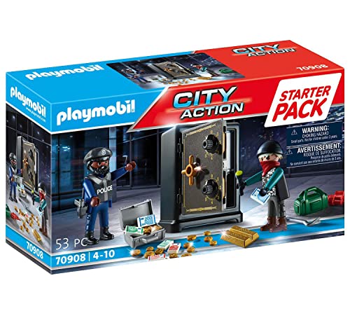 PLAYMOBIL City Action 70908 Starter Pack Tresorknacker, Spielzeug für Kinder ab 4 Jahren von PLAYMOBIL