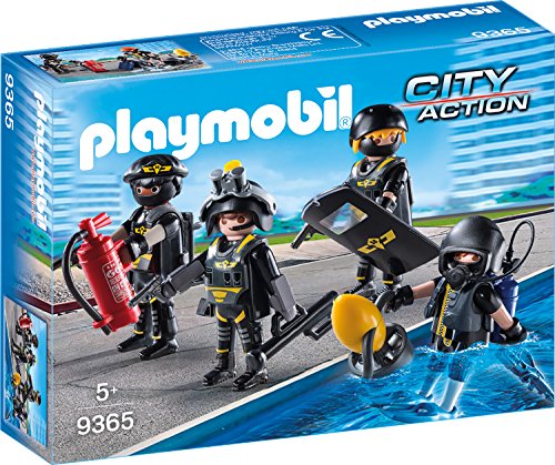 PLAYMOBIL City Action 9365 SEKTeam mit vier PLAYMOBIL Figuren und Zubehör, ab 5 Jahren von PLAYMOBIL