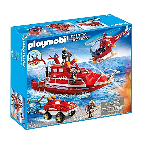 PLAYMOBIL City Action 9503 Feuerwehreinsatz, Ab 4 Jahren von PLAYMOBIL