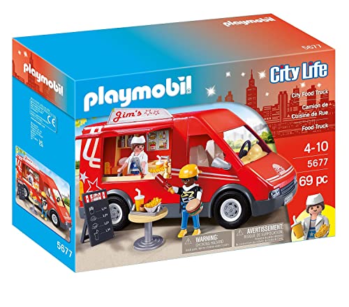 PLAYMOBIL City Life 5677 Food Truck, Spielzeug für Kinder ab 4 Jahren [Exklusiv bei Amazon] von PLAYMOBIL