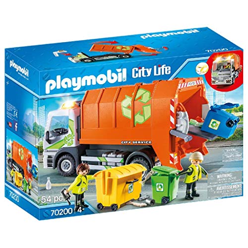 PLAYMOBIL City Life 70200 Müllfahrzeug, Ab 4 Jahren von PLAYMOBIL