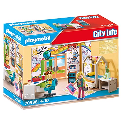 PLAYMOBIL City Life 70988 Jugendzimmer, Spielzeug für Kinder ab 4 Jahren von PLAYMOBIL