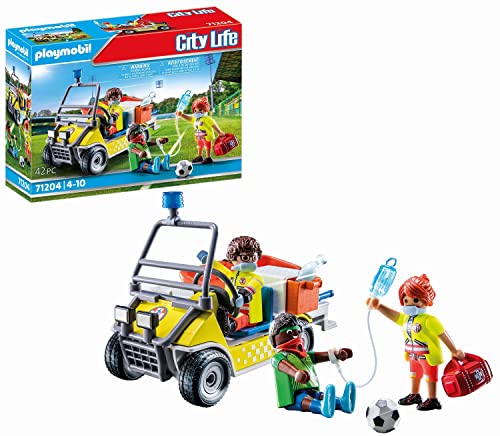 PLAYMOBIL City Life 71204 Rettungscaddy, Spielzeug für Kinder ab 4 Jahren PLAYMOBIL City Life 71204 Rettungscaddy, Spielzeug für Kinder ab 4 Jahren von PLAYMOBIL