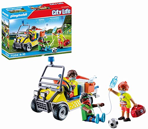 PLAYMOBIL City Life 71204 Rettungscaddy, Spielzeug für Kinder ab 4 Jahren von PLAYMOBIL