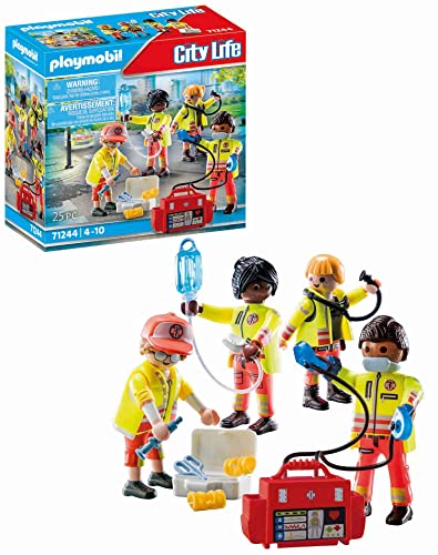 PLAYMOBIL City Life 71244 Rettungsteam, Spielzeug für Kinder ab 4 Jahren von PLAYMOBIL