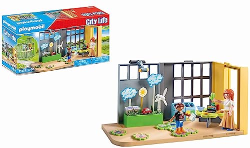 PLAYMOBIL City Life 71331 Anbau Klimakunde, Klassenzimmer der Zukunft, Puzzle mit Klimaschutzaufgaben und mehr, Spielzeug für Kinder ab 4 Jahren PLAYMOBIL City Life 71331 Anbau Klimakunde, Klassenzimmer der Zukunft, Puzzle mit Klimaschutzaufgaben und mehr, Spielzeug für Kinder ab 4 Jahren von PLAYMOBIL