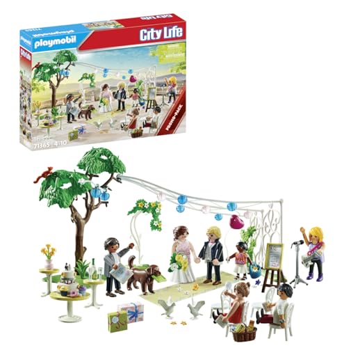 PLAYMOBIL City Life 71365 Promo Pack Hochzeitsfeier, traumhaft romantische Trauung zum Nachspielen, mit Hochzeitsdekoration und Mehreren Tieren, Spielzeug für Kinder ab 4 Jahren PLAYMOBIL City Life 71365 Promo Pack Hochzeitsfeier, traumhaft romantische Trauung zum Nachspielen, mit Hochzeitsdekoration und Mehreren Tieren, Spielzeug für Kinder ab 4 Jahren von PLAYMOBIL