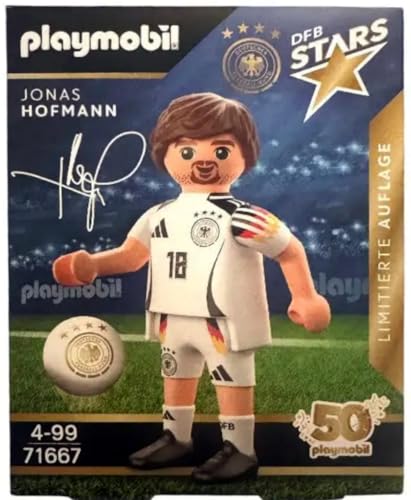 PLAYMOBIL DFB Stars Spielerfiguren zur Auswahl - Limitierte Auflage zur EM 2024 (71667 - Jonas Hoffmann) von PLAYMOBIL