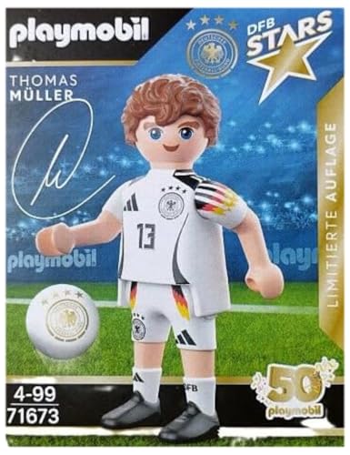 PLAYMOBIL DFB Stars Spielerfiguren zur Auswahl - Limitierte Auflage zur EM 2024 (71673 - Thomas Müller) von PLAYMOBIL