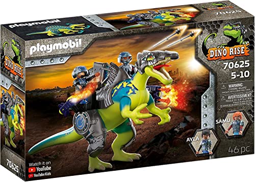PLAYMOBIL Dino Rise 70625 Spinosaurus: Doppelte Verteidigungs-Power, Ab 5 Jahren PLAYMOBIL Dino Rise 70625 Spinosaurus: Doppelte Verteidigungs-Power, Ab 5 Jahren von PLAYMOBIL