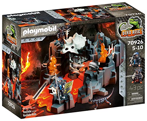 PLAYMOBIL Dino Rise 70926 Wächter der Lavaquelle, Mit mechanischen Fallen, Spielzeug für Kinder ab 5 Jahren von PLAYMOBIL