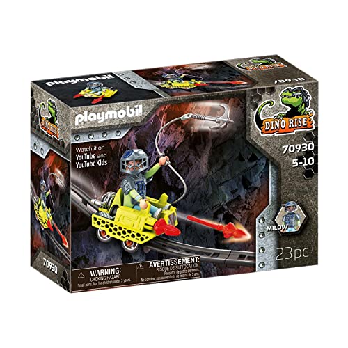 PLAYMOBIL Dino Rise 70930 Mine Cruiser, Kombinierbar mit Schienenfahrzeugen, Spielzeug für Kinder ab 5 Jahren PLAYMOBIL Dino Rise 70930 Mine Cruiser, Kombinierbar mit Schienenfahrzeugen, Spielzeug für Kinder ab 5 Jahren von PLAYMOBIL