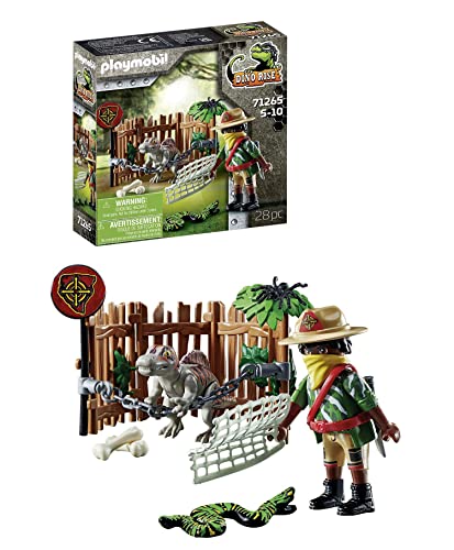 PLAYMOBIL Dino Rise 71265 Spinosaurus-Baby, Dinosaurier im Käfig, Spielzeug für Kinder ab 5 Jahren PLAYMOBIL Dino Rise 71265 Spinosaurus-Baby, Dinosaurier im Käfig, Spielzeug für Kinder ab 5 Jahren von PLAYMOBIL
